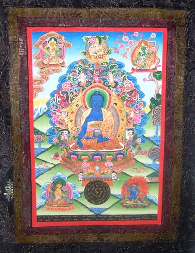 Medicine Buddha incl. Buddhas