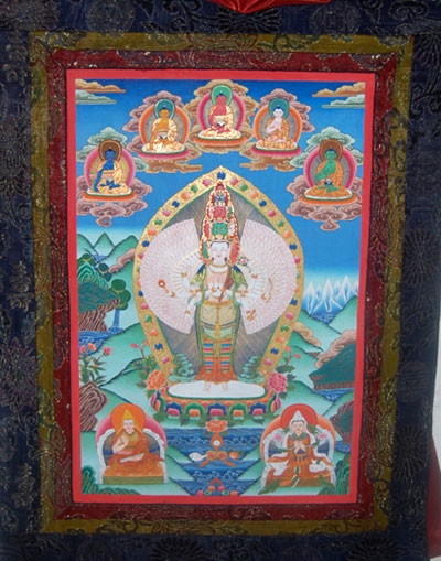Lokeswora mit Pancha Buddha