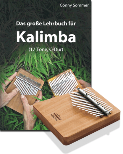 Set: Kalimba 17 mit Lehrbuch (german)