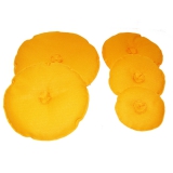 Kissen Set gelb 10-22