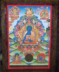 Medizin Buddha mit Buddhas