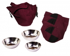 Singing bowl pouch set (ASSAM) incl. bag