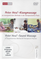 DVD Peter Hess-Klangmassage als komplementäre Methode in der therapeutischen Praxis